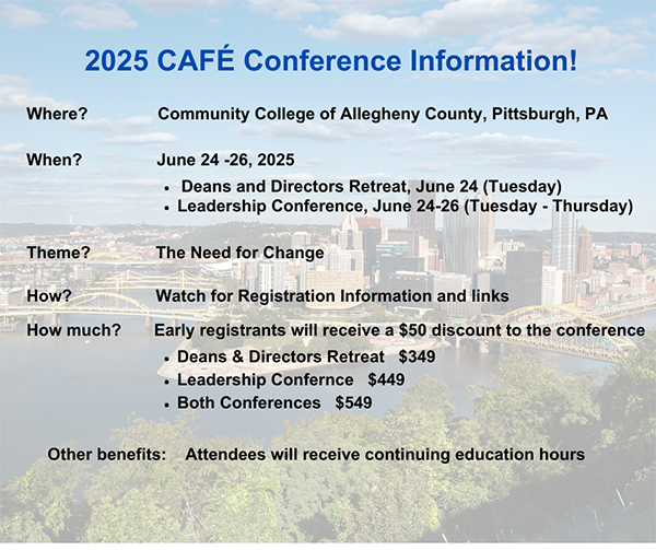 2025 CAFE Conference Info prices 2 2 small