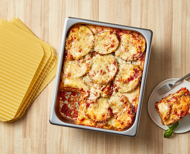 Ad Eggplant Parmesan Lasagna with Slice crop