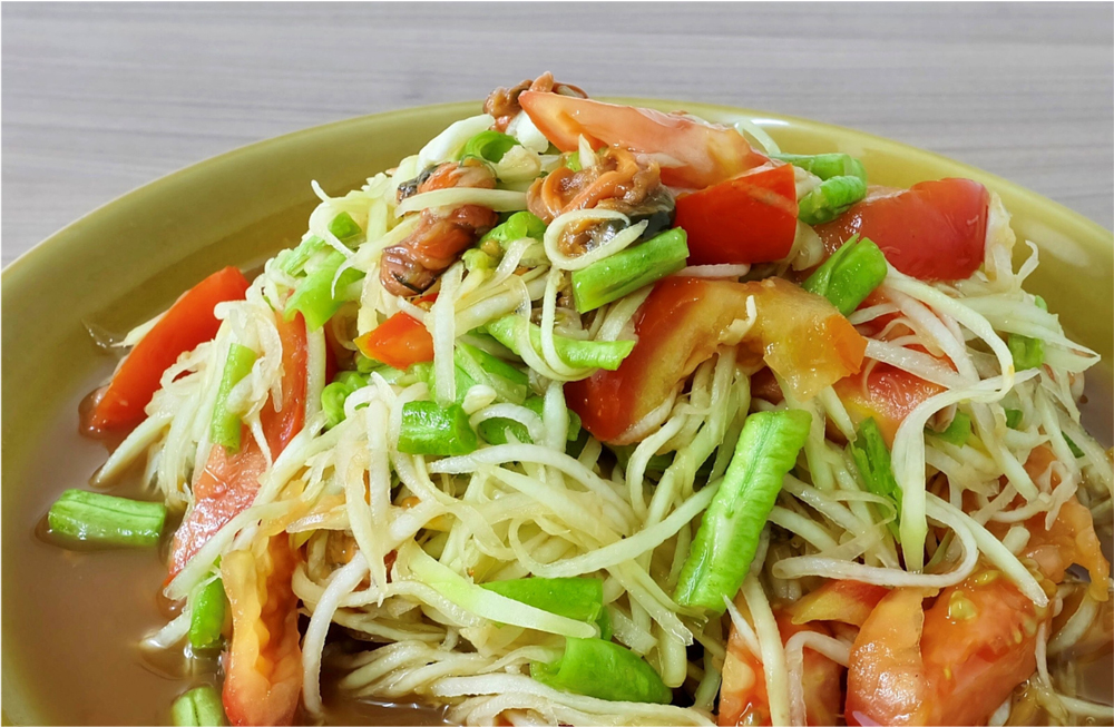 Green Papaya salad web