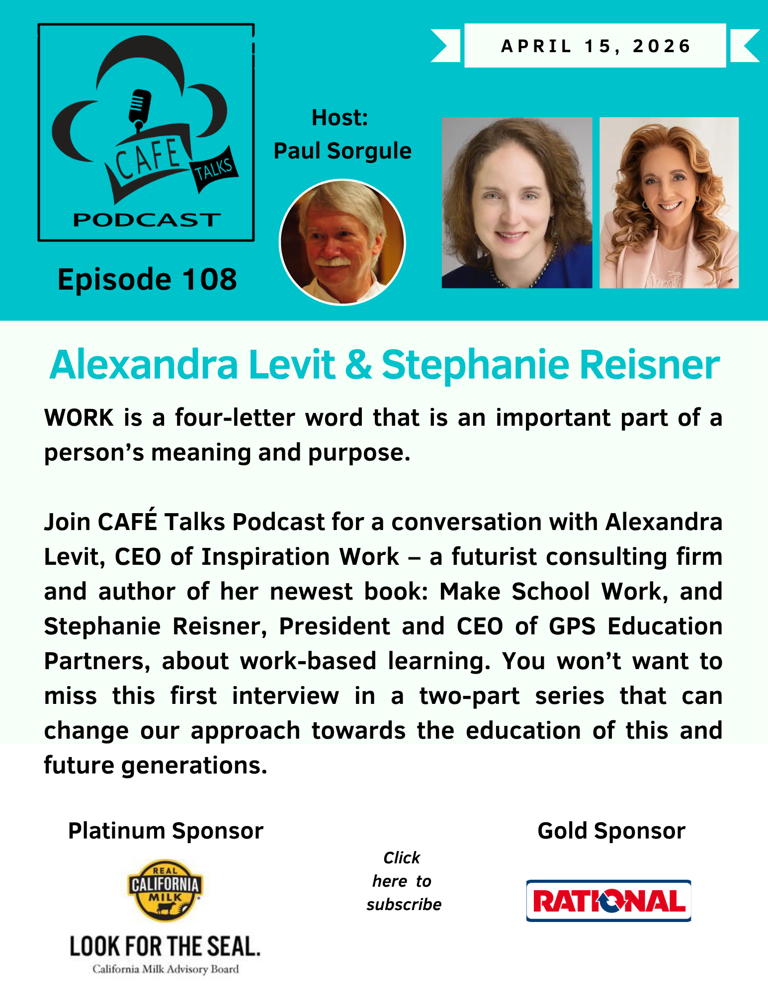 CAFE Talks Podcast 108 Teaser