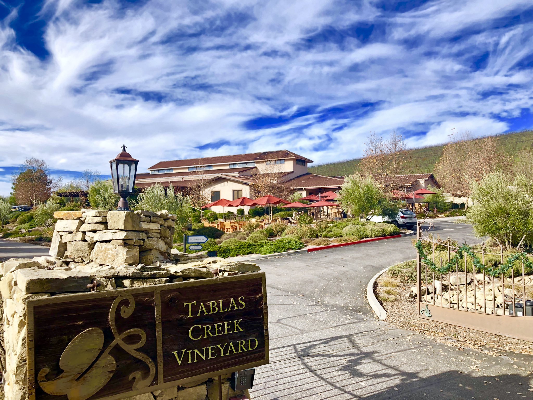 Tablas Creek View from Front Gate