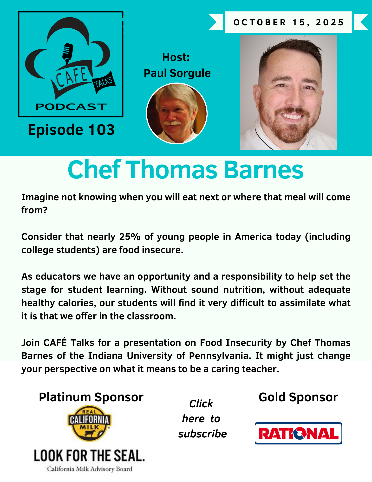 CAFE Talks Podcast 103 Teaser