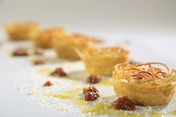 spaghetti frittata wallnut pesto small